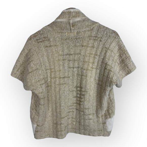 Sleeping on Snow Anthro Womens size Small Cardigan Bolero Angora Wool Sweater - Picture 2 of 9